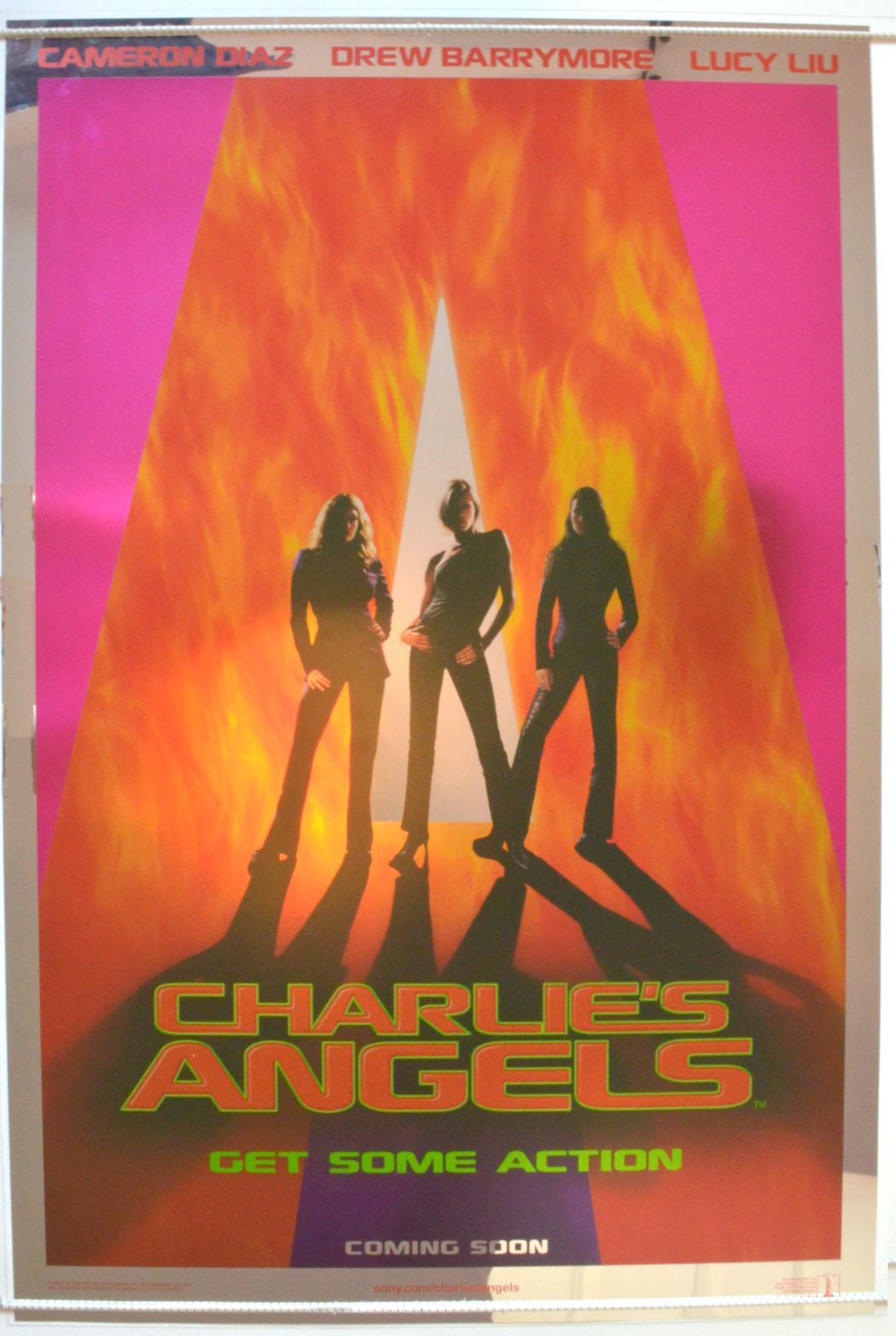 Charlie's Angels  Teaser / Advance Version   Original One Sheet Poster - Movie Poster