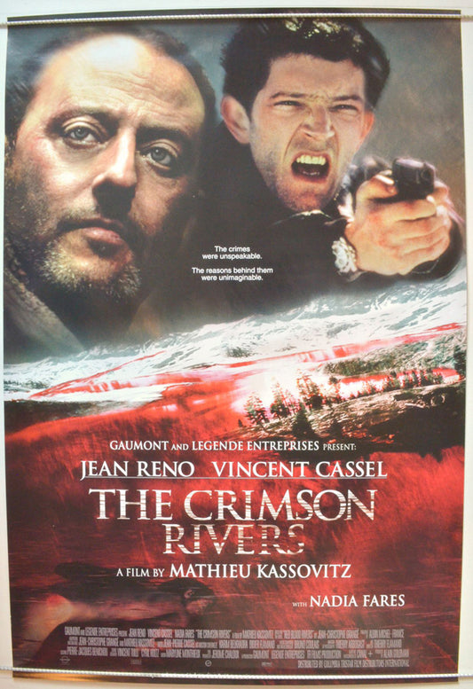 The Crimson Rivers  (a.k.a Les rivières pourpres)   Original One Sheet Poster - Movie Poster