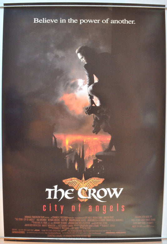 The Crow 2 : City Of Angels   Original One Sheet Poster - Movie Poster