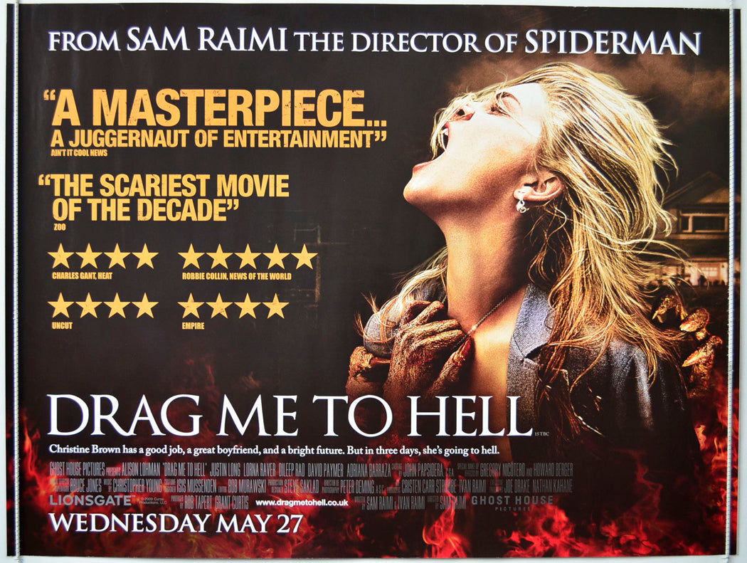 Drag Me To Hell   Original British Quad Poster - Movie Poster