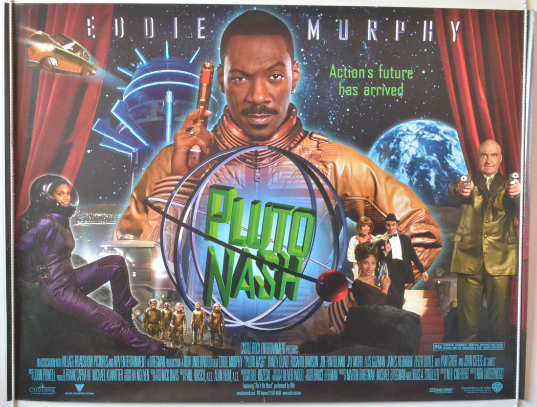 Pluto Nash   Original British Quad Poster - Movie Poster