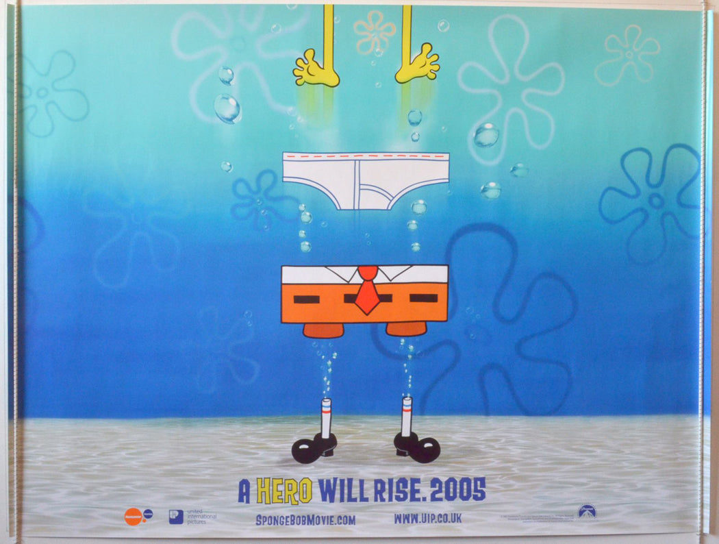 The Spongebob Squarepants Movie  (Teaser Version)   Original British Quad Poster - Movie Poster