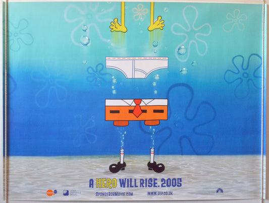 The Spongebob Squarepants Movie  (Teaser Version)   Original British Quad Poster - Movie Poster