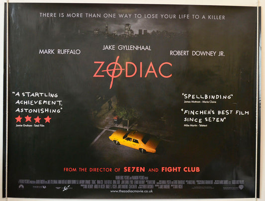 Zodiac Original British Quad Poster - Movie Poster