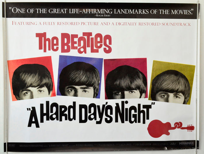 A Hard Day's Night Original British Quad Poster - Movie Poster