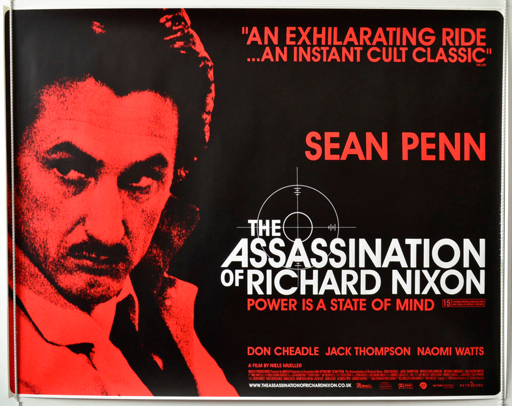 The Assassination Of Richard Nixon Original British Quad Poster - Movie Poster