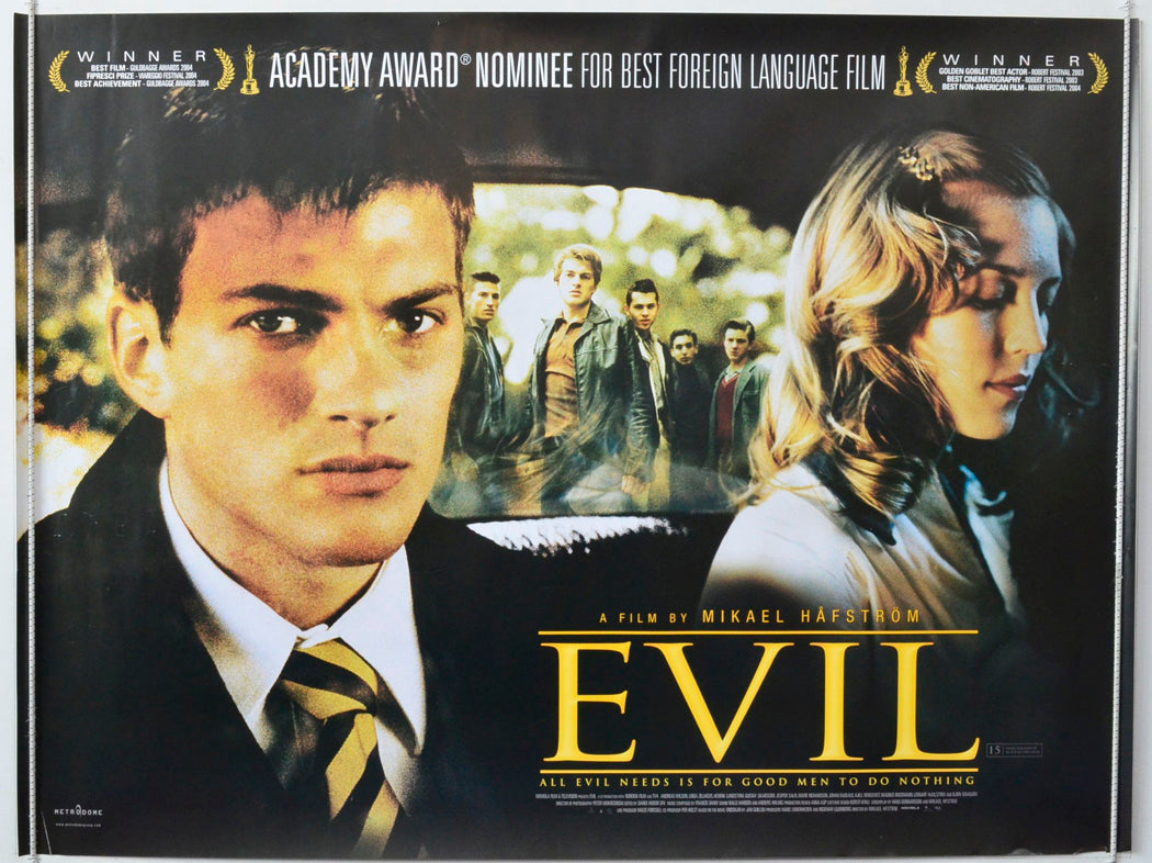 Evil  (a.k.a. Ondskan)   Original British Quad Poster - Movie Poster