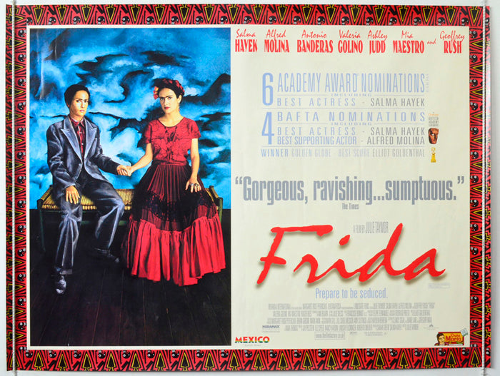 Frida Original British Quad Poster - Movie Poster