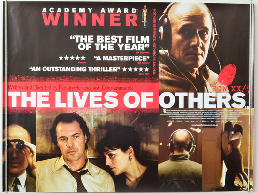 The Lives Of Others  (a.k.a. Das Leben der Anderen)   Original British Quad Poster - Movie Poster