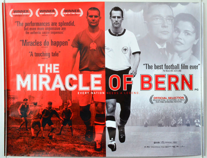 The Miracle Of Bern  (a.k.a. Das Wunder von Bern)   Original British Quad Poster - Movie Poster