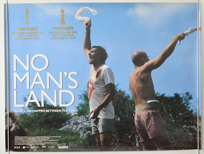 No Man's Land  (Winner 2002 Academy Award – Best Foreign Language Film)   Original British Quad Poster - Movie Poster