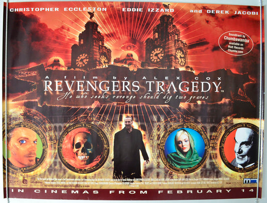 Revengers Tragedy Original British Quad Poster - Movie Poster