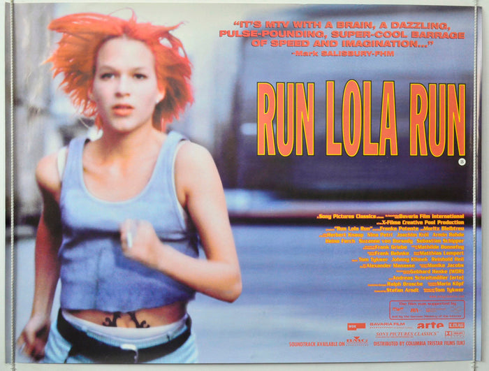 Run Lola Run  (a.k.a. Lola rennt)   Original British Quad Poster - Movie Poster