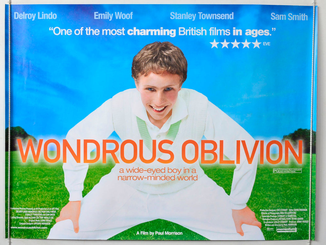 Wondrous Oblivion Original British Quad Poster - Movie Poster