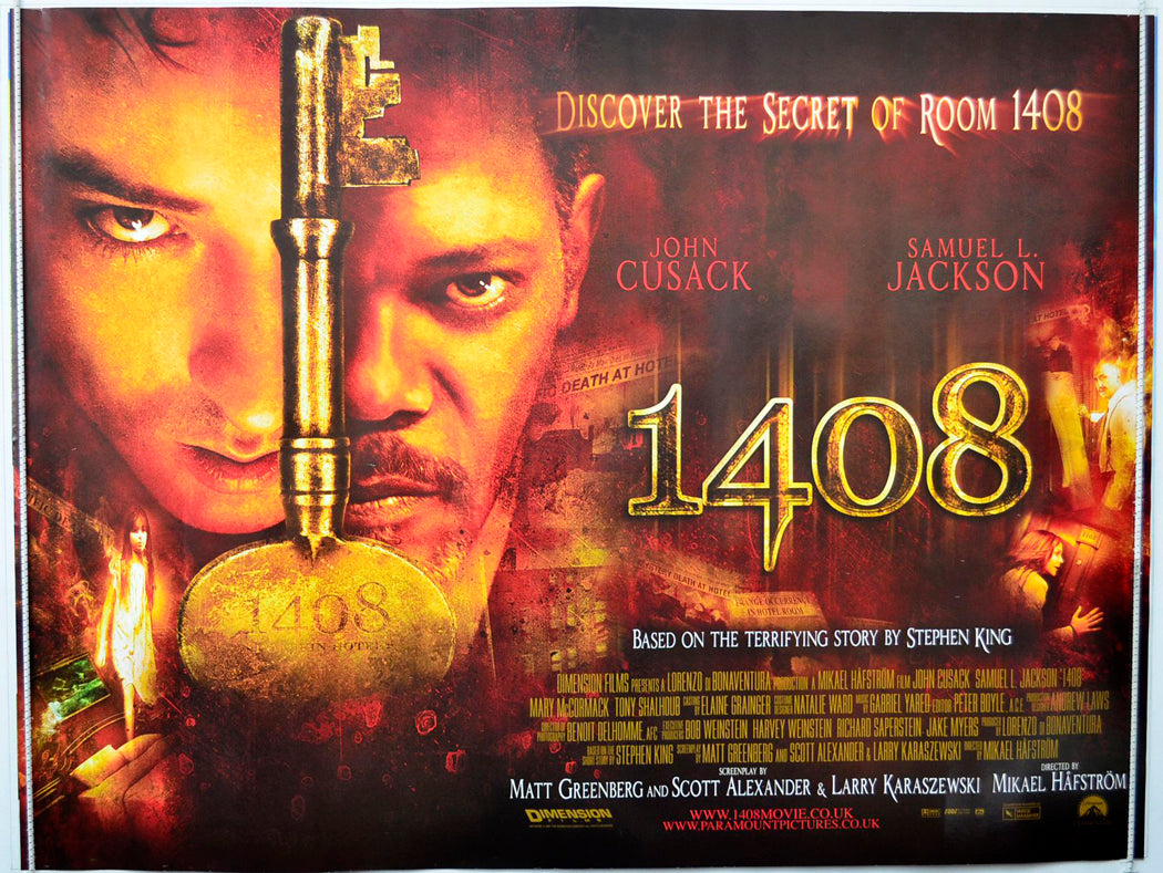 1408 Original British Quad Poster - Movie Poster