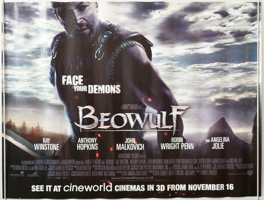 Beowulf Original British Quad Poster - Movie Poster