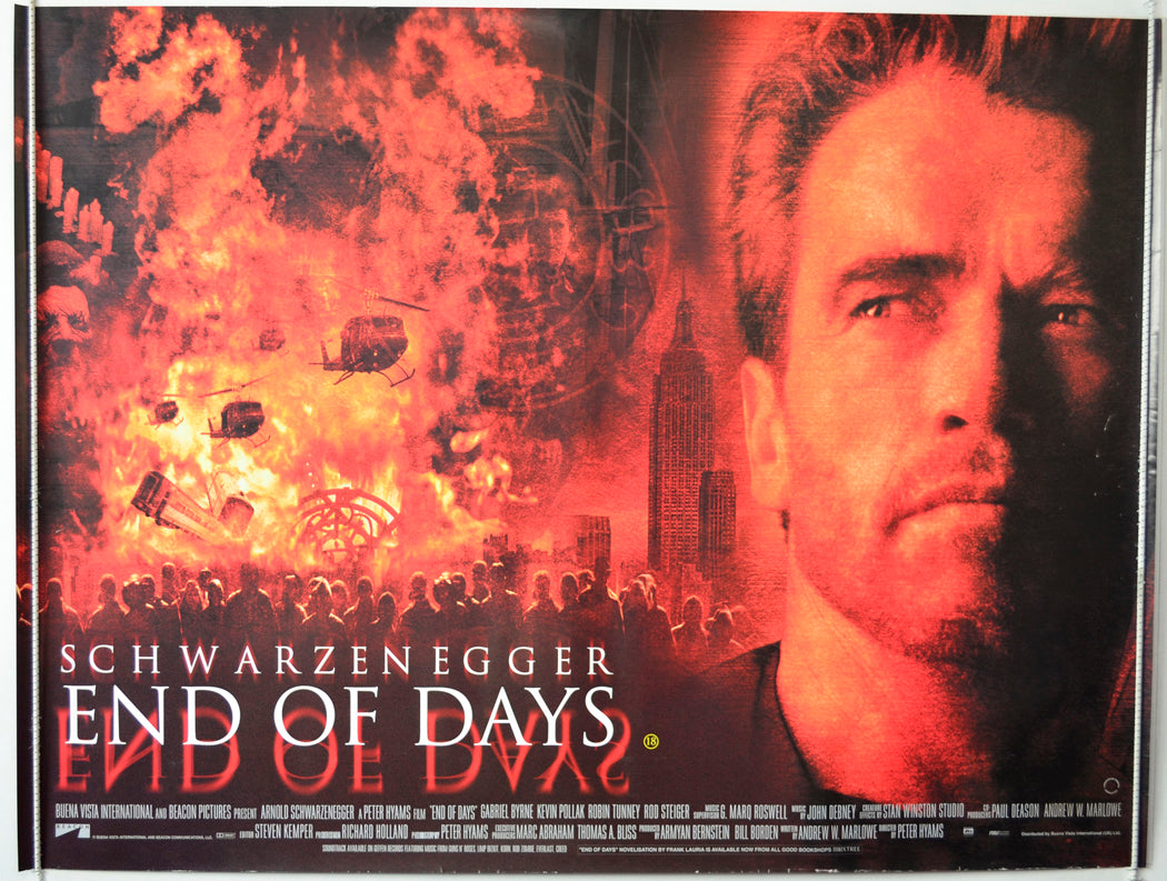 End Of Days Original British Quad Poster - Movie Poster