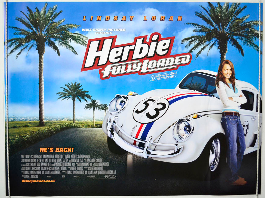 Herbie : Fully Loaded Original British Quad Poster - Movie Poster