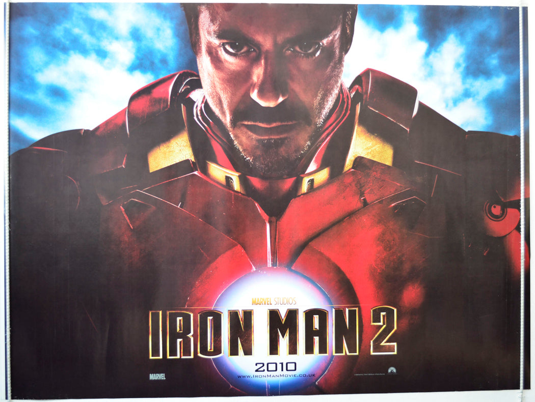 Iron Man 2   (Teaser / Advance Version)  Original British Quad Poster - Movie Poster