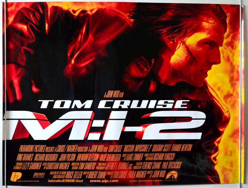 Mission Impossible 2 Original British Quad Poster - Movie Poster