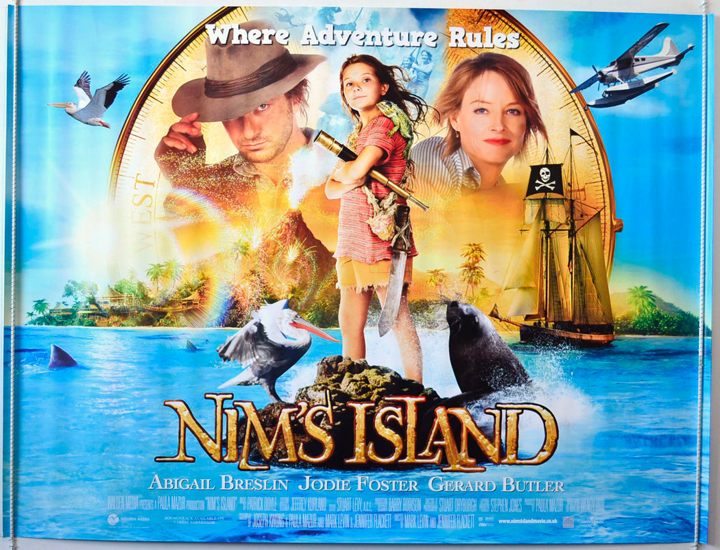 Nim's Island Original British Quad Poster - Movie Poster