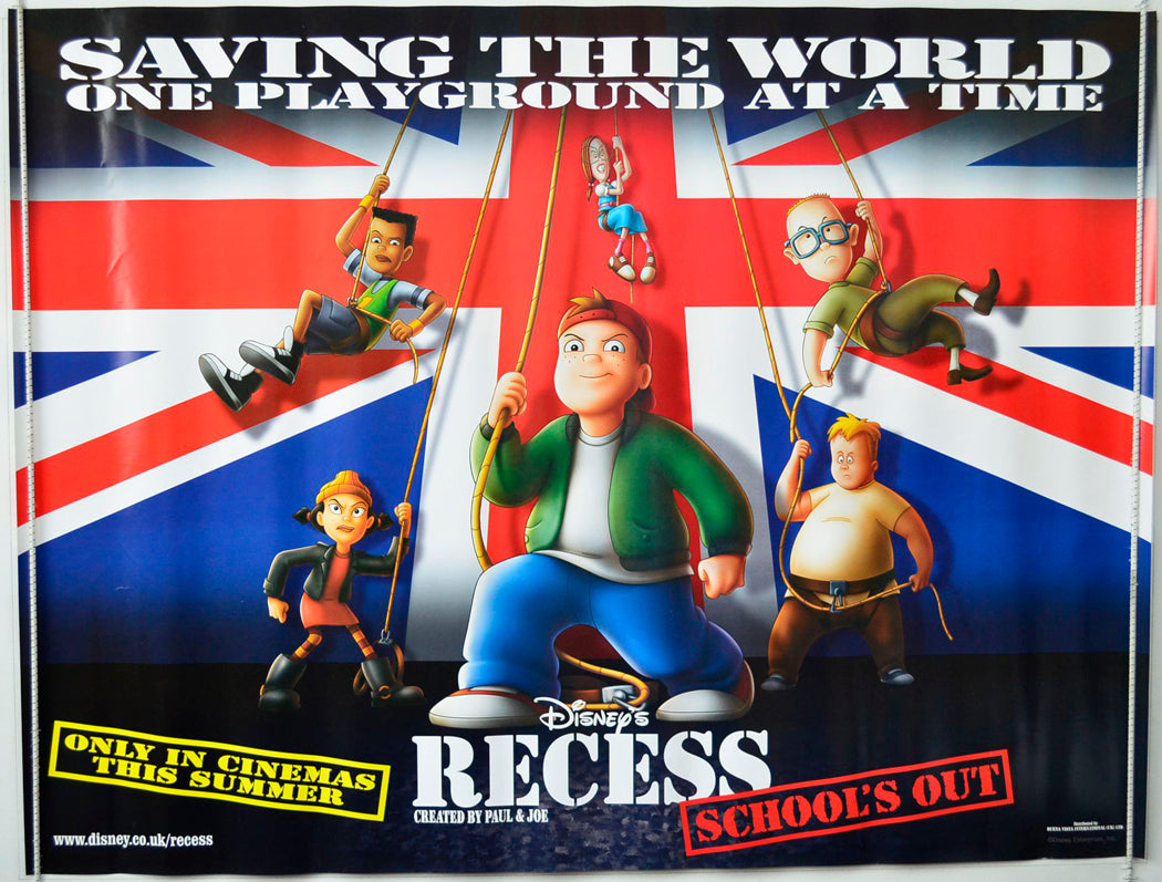 Recess : School's Out Original British Quad Poster - Movie Poster