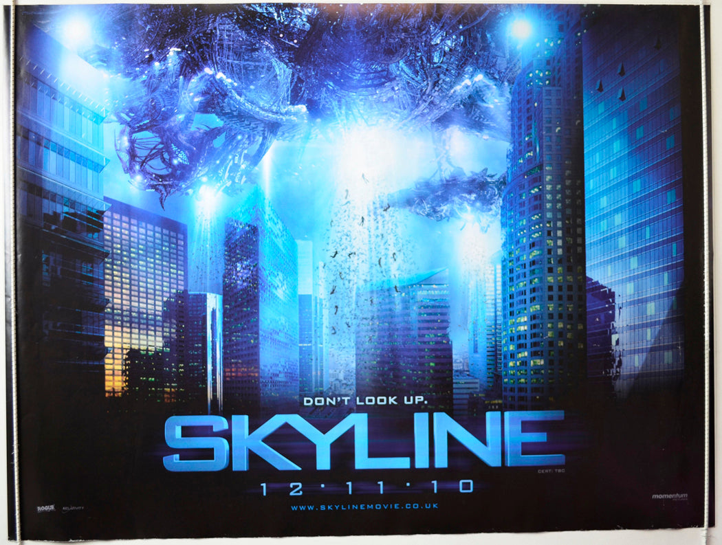 Skyline Original British Quad Poster - Movie Poster