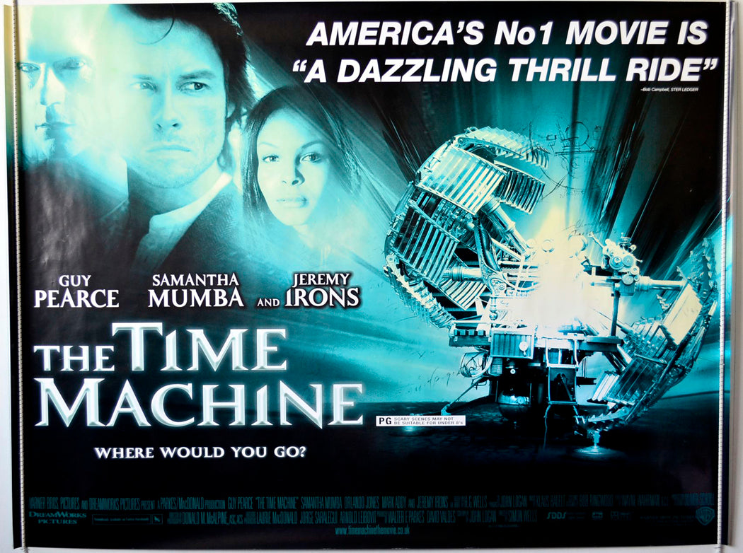 The Time Machine Original British Quad Poster - Movie Poster