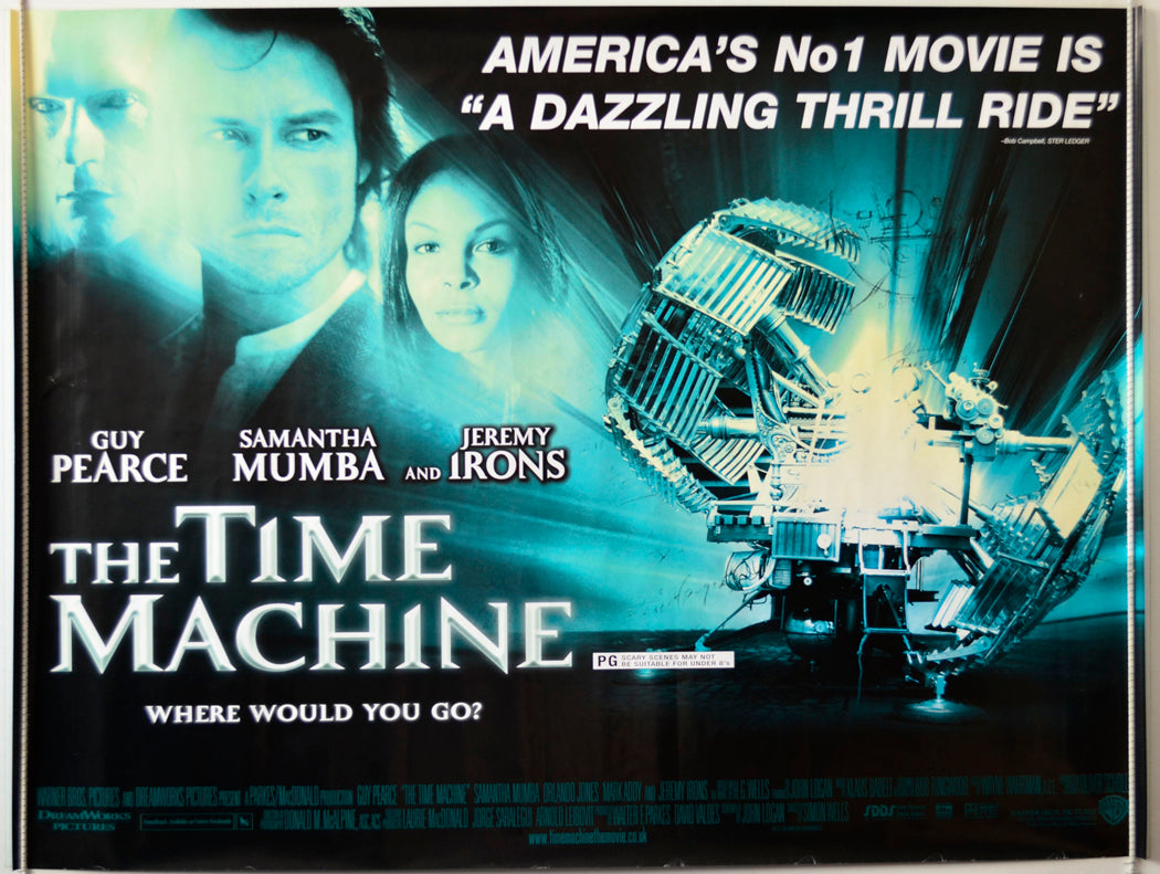 The Time Machine Original British Quad Poster - Movie Poster