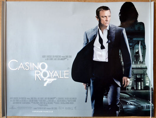 007 : Casino Royale  Original Quad Movie Poster  