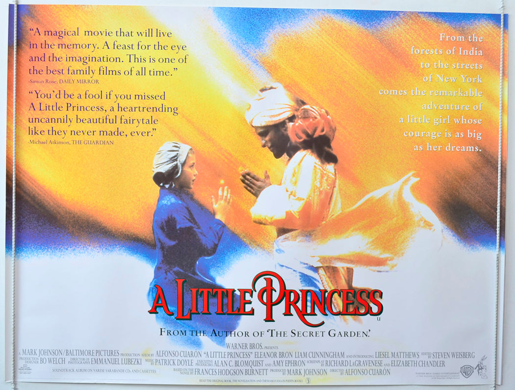 A Little Princess Original British Quad Poster - Movie Poster