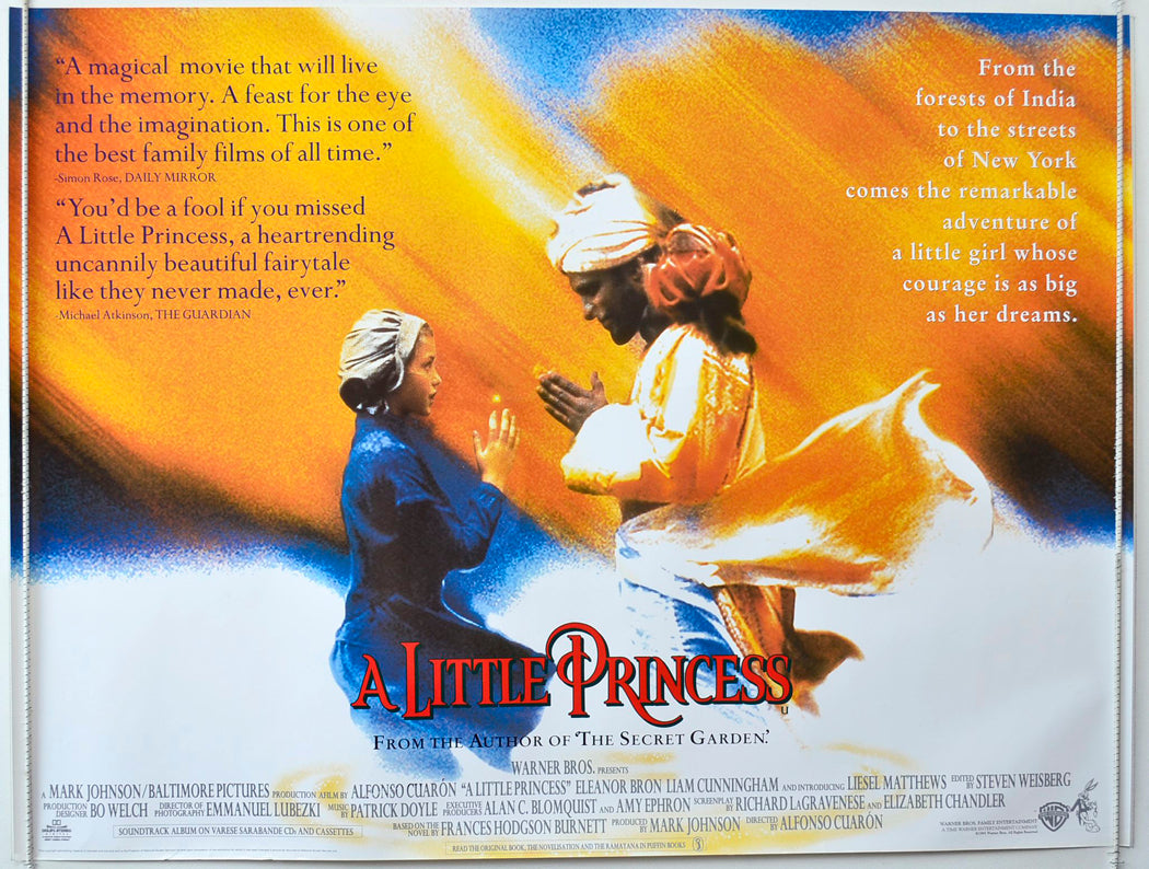 A Little Princess Original British Quad Poster - Movie Poster