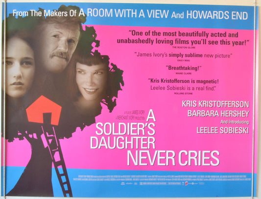 A Soldier's Daughter Never Cries  Original British Quad Poster - Movie Poster