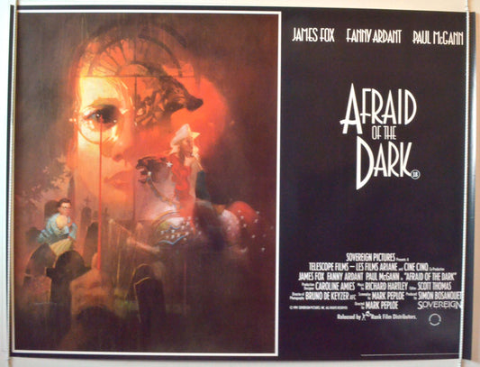 Afraid Of The Dark   Original British Quad Poster - Movie Poster