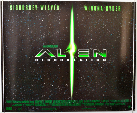 Alien : Resurrection   (Printers / Designers Proof)  Original British Quad Poster - Movie Poster