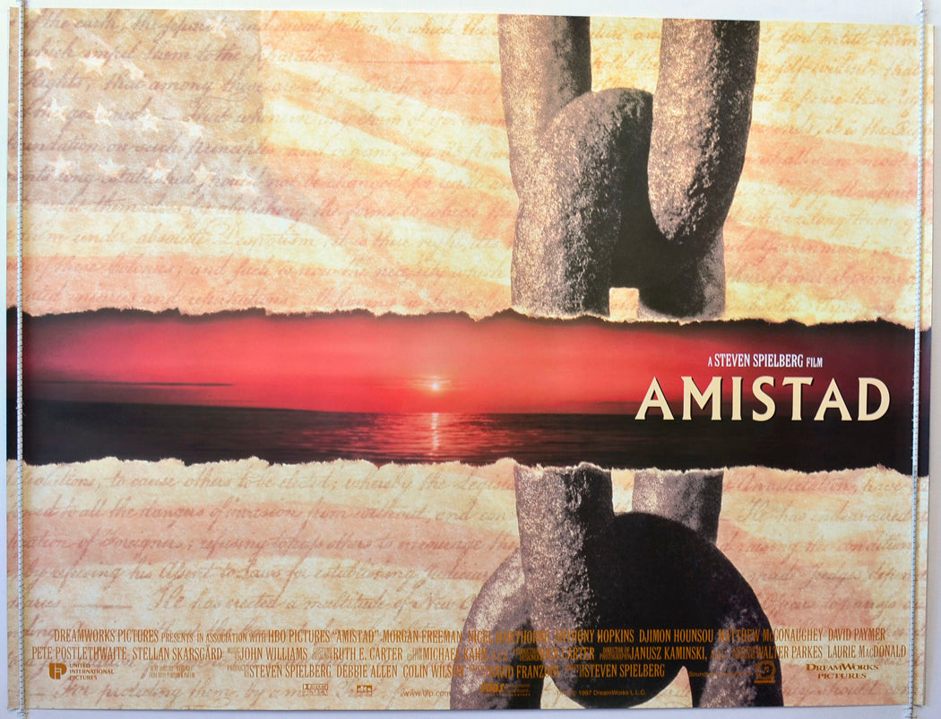 Amistad   (Design 2)  Original British Quad Poster - Movie Poster