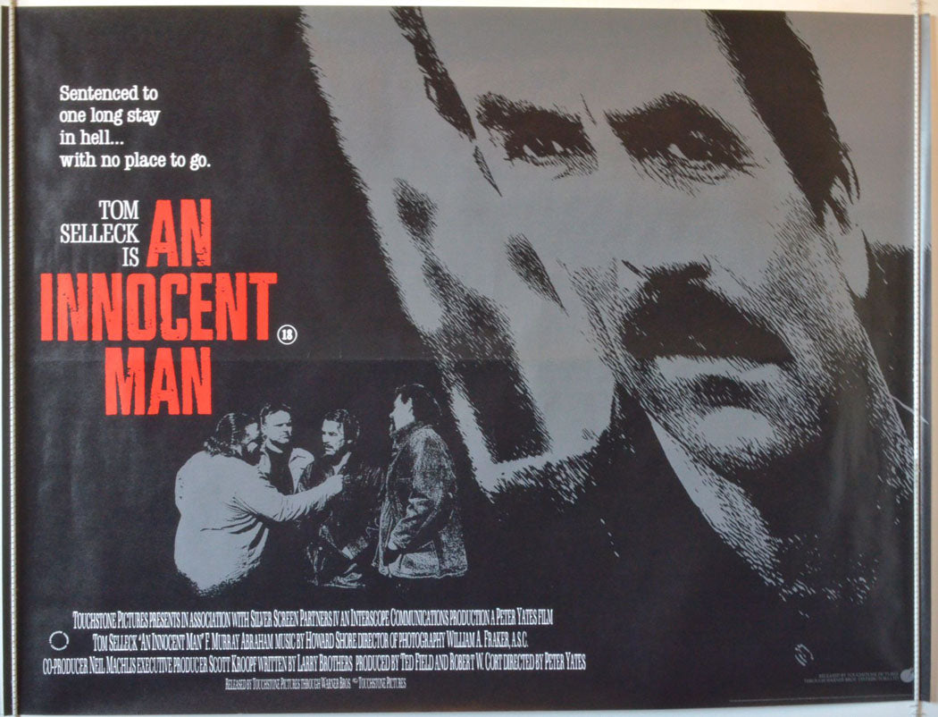 An Innocent Man  Original British Quad Poster - Movie Poster