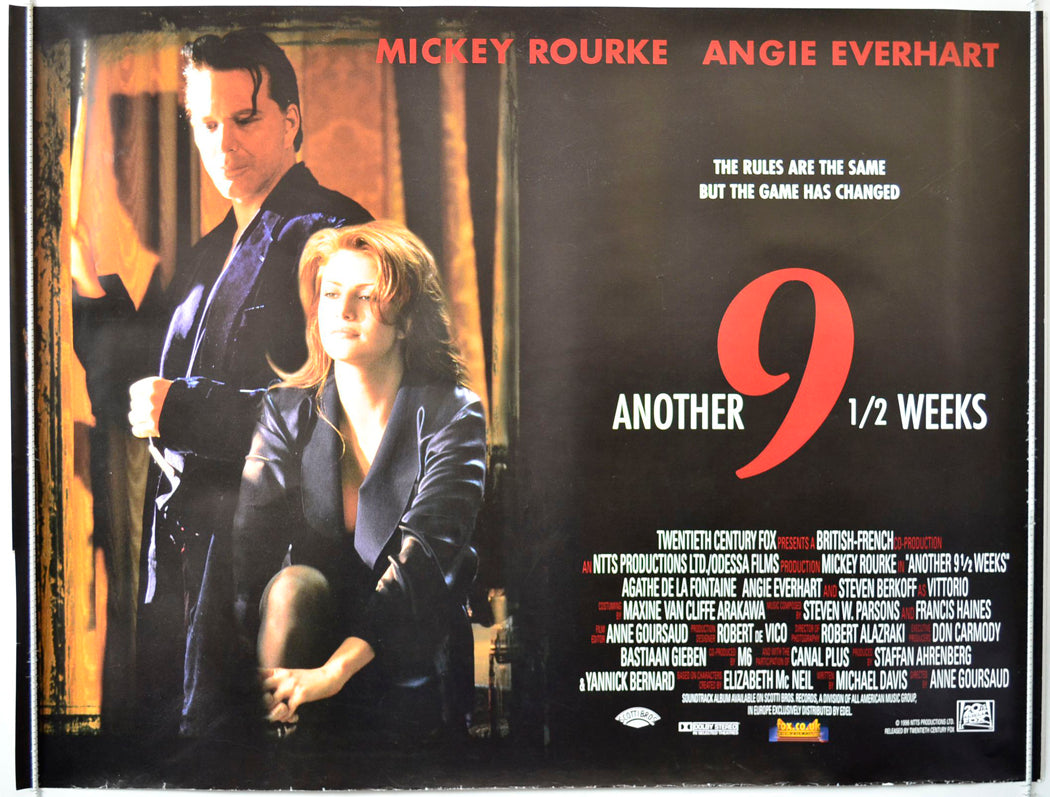 Another 9½ Weeks Original British Quad Poster - Movie Poster