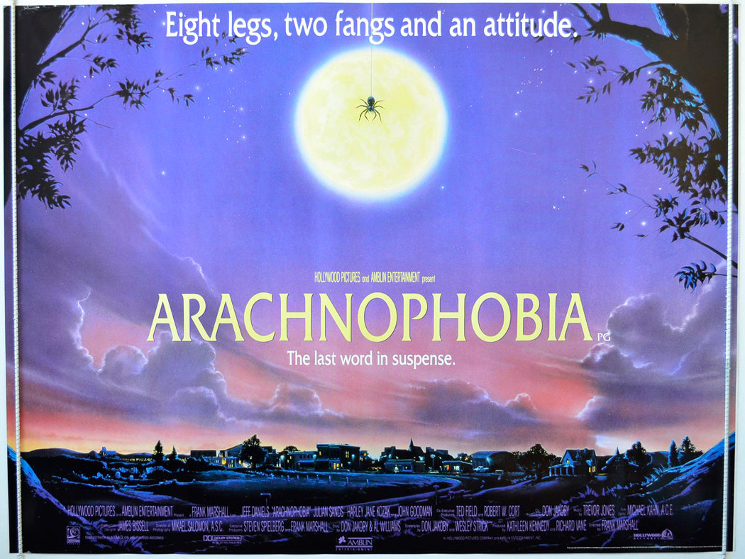 Arachnophobia   Original British Quad Poster - Movie Poster