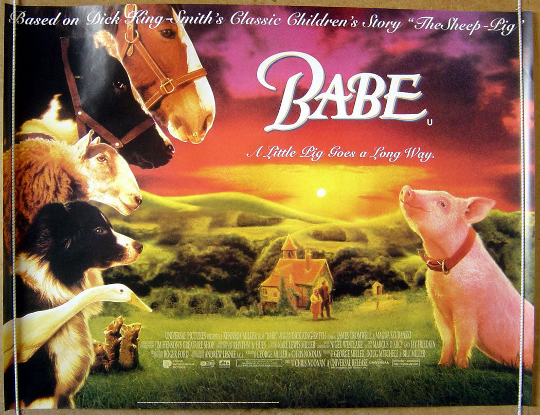 Babe  Original Quad Movie Poster  