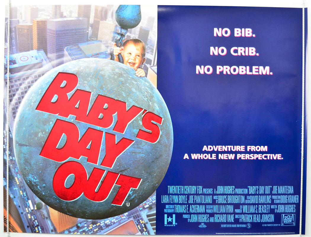 Baby's Day Out   Original British Quad Poster - Movie Poster