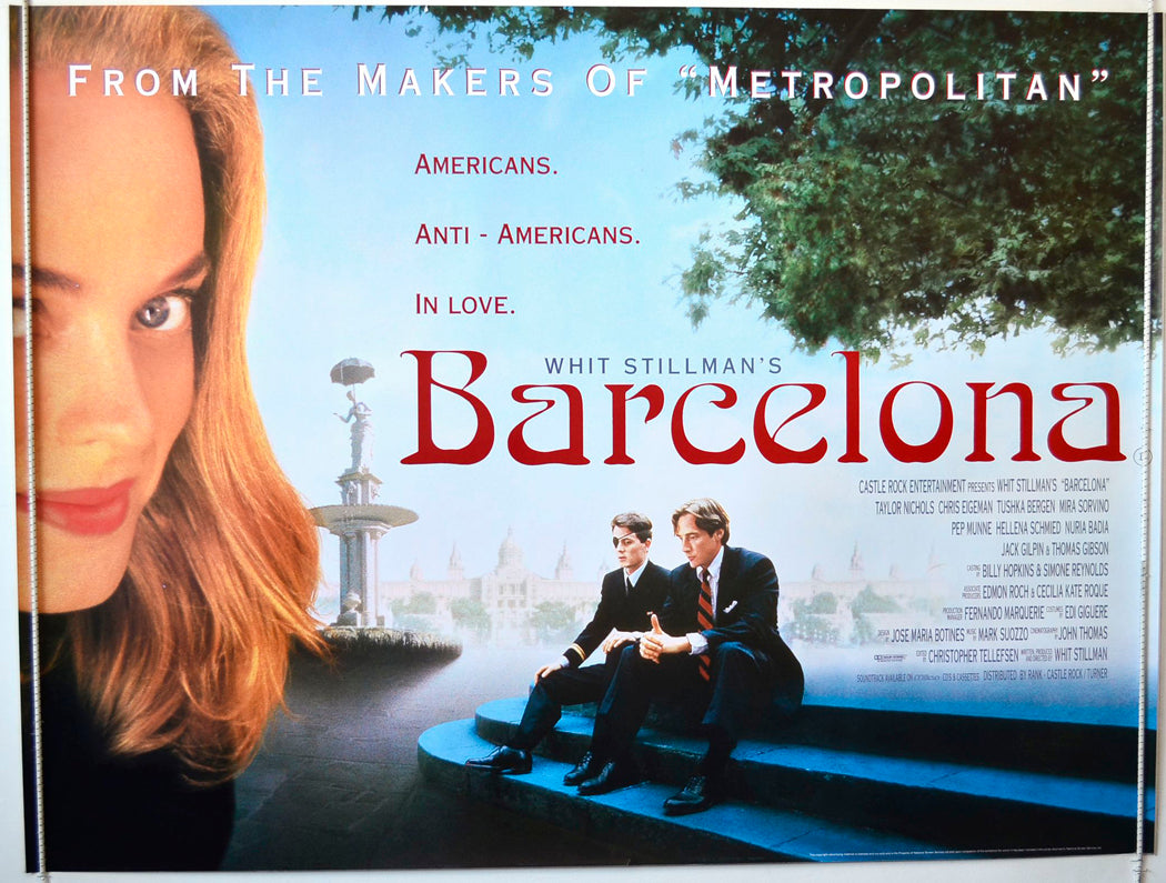 Barcelona   Original British Quad Poster - Movie Poster