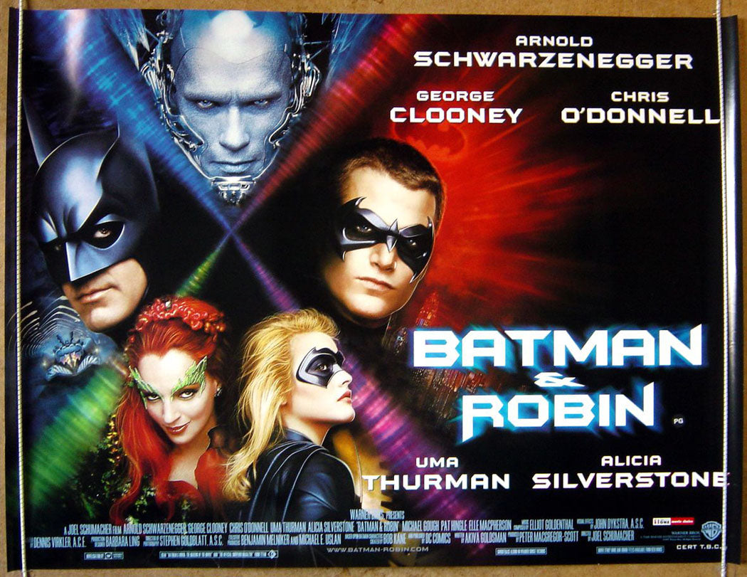 Batman And Robin  Original Quad Movie Poster  