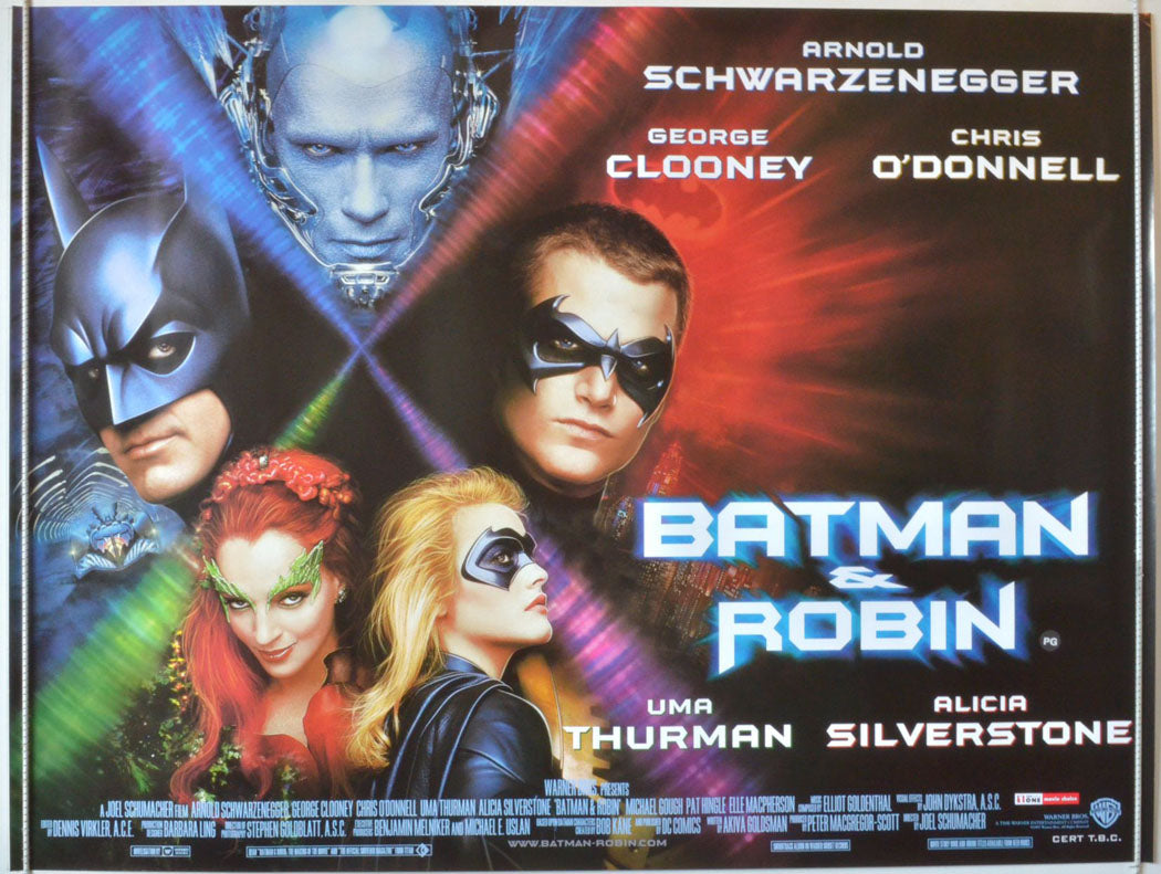 Batman And Robin  Original British Quad Poster - Movie Poster