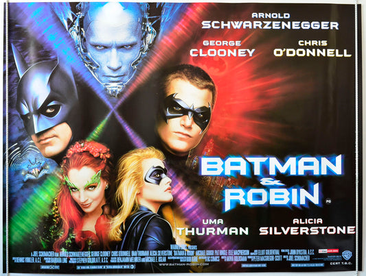 Batman And Robin Original British Quad Poster - Movie Poster