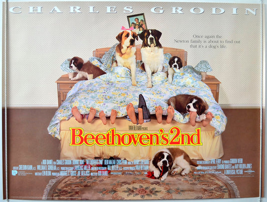 Beethoven's 2nd   Original British Quad Poster - Movie Poster