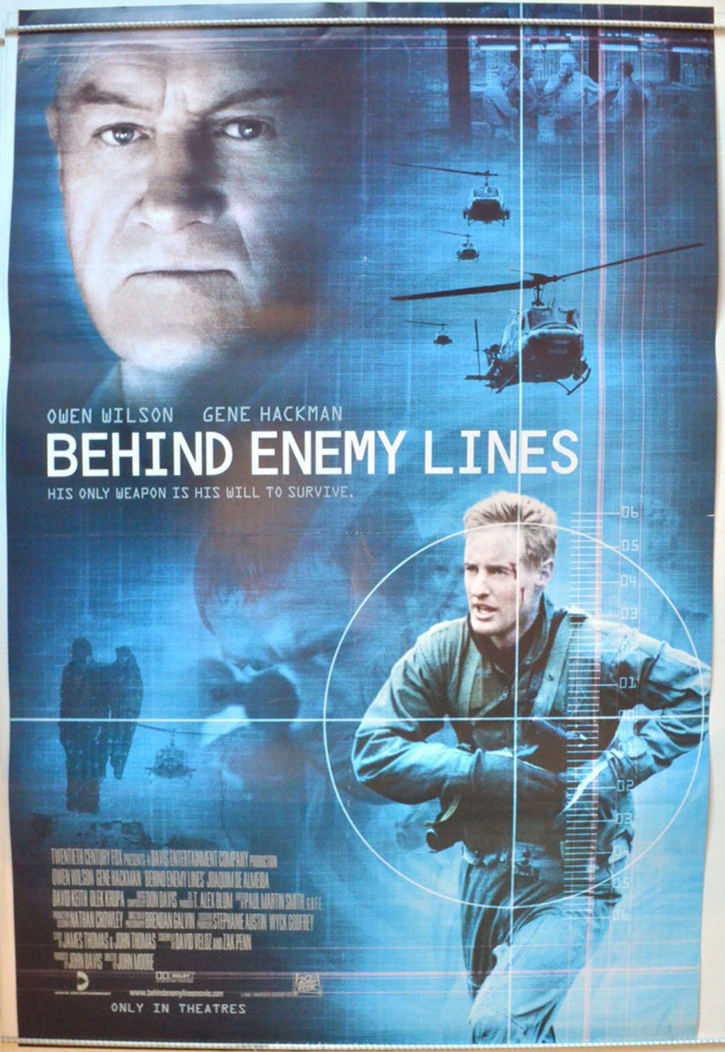 Behind Enemy Lines   Original One Sheet Poster - Movie Poster