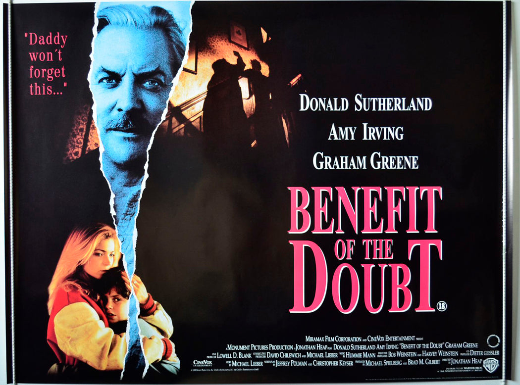 Benefit Of The Doubt   Original British Quad Poster - Movie Poster