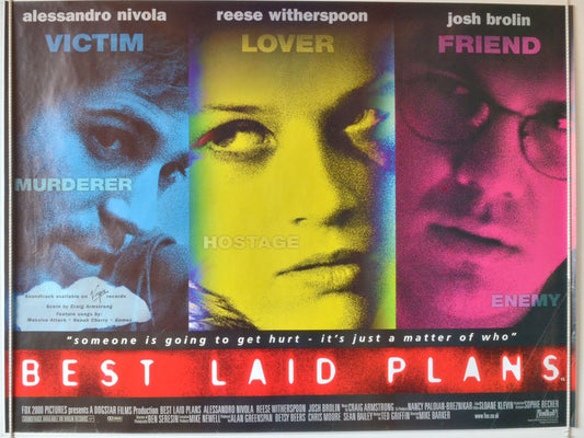 Best Laid Plans  Original British Quad Poster - Movie Poster