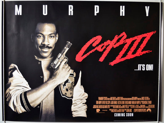 Beverly Hills Cop III  (Teaser / Advance Version)   Original British Quad Poster - Movie Poster